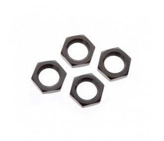 ARRMA AR310449 17mm Aluminum Wheel Nut Black (4)
