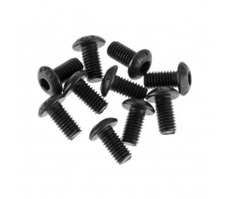 ARRMA AR721306 Tornillo de cabeza cilíndrica 3x6mm (10)