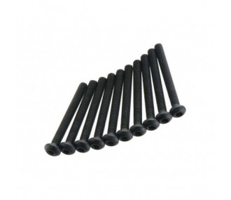 ARRMA AR721326 Tornillo de cabeza cilíndrica 3x26mm (10)