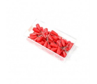 Construction Pins (50 pcs) - Red