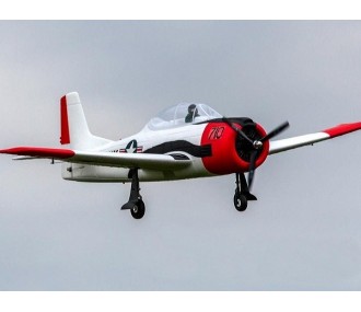 Flugzeug Dynam T28 Trojan V2 PNP rot ca.1.27m