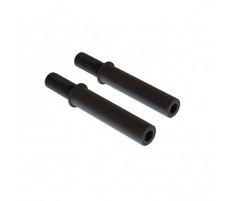 ARRMA Steel Steering Post 6x40mm (Schwarz) (2)