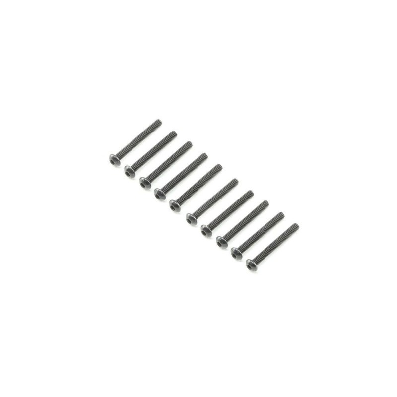 LOSI - Tornillo con cabeza de botón M3 x 25mm (10)
