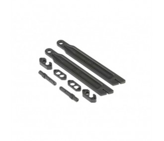 LOSI - Correas de batería y soporte de enchufe EC5: LST 3XL-E