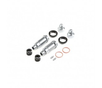 LOSI - Front Shock Body and Collar Set (2): SuperRockRey