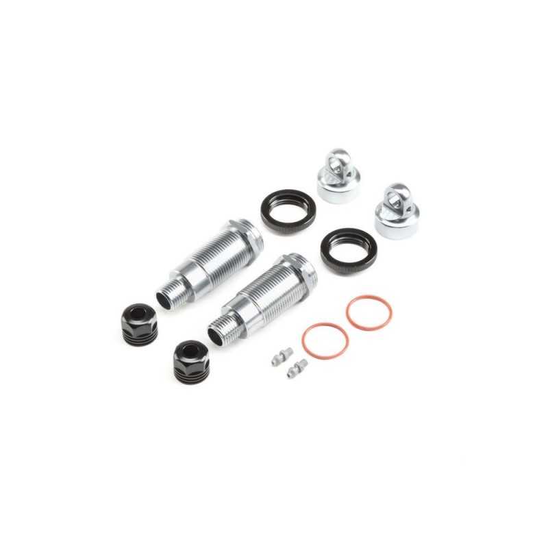 LOSI - Front Shock Body and Collar Set (2): SuperRockRey