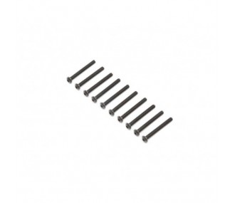 LOSI - Tornillos con cabeza de botón, Stl, BO, M4 x 35mm (10)