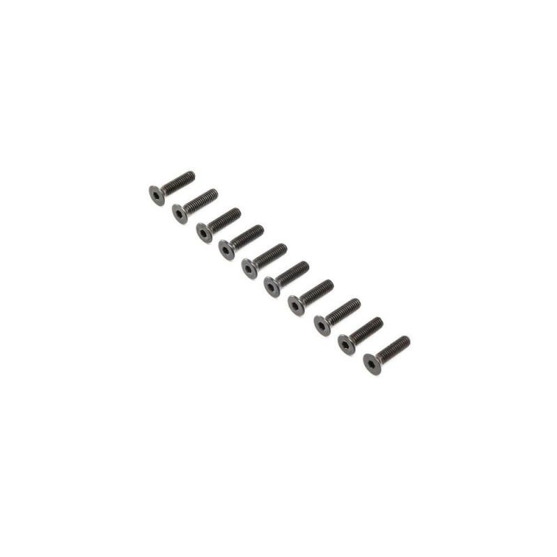 LOSI - Viti a testa piatta, Stl, BO, M4 x 16 mm (10)