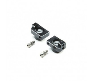 LOSI - Rear Hub Set, Aluminum: Mini-T 2.0
