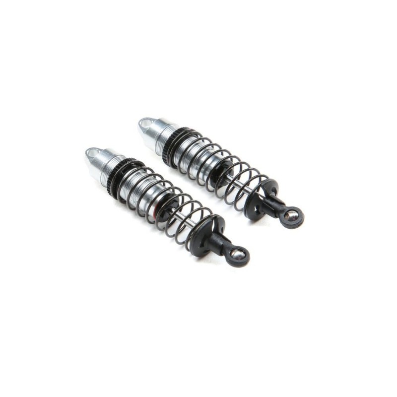 LOSI - Front Shock Assembly, Aluminum, (2): Mini-T 2.0