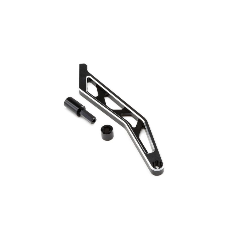 LOSI - MTXL - Renfort châssis, arrière, noir, aluminium