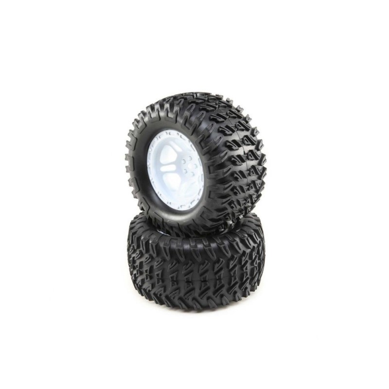 LOSI - Tires, Mounted (2): TENACITY Monster Truck
