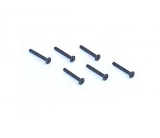 LOSI - Vis tête plate,4-40 x 7/8