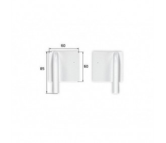 Copri servo in plastica 85x60mm (1x coppia) Topmodel CZ