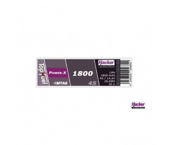 Lipo Akku Hacker TopFuel Power-X MTAG 4S 14.8V 1800mAh 35C Steckdose XT60