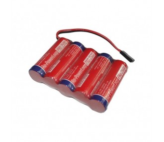 Batteria 6,0V 2500mAh NiMh AA piatta RO-POWER LOOP ROBBE