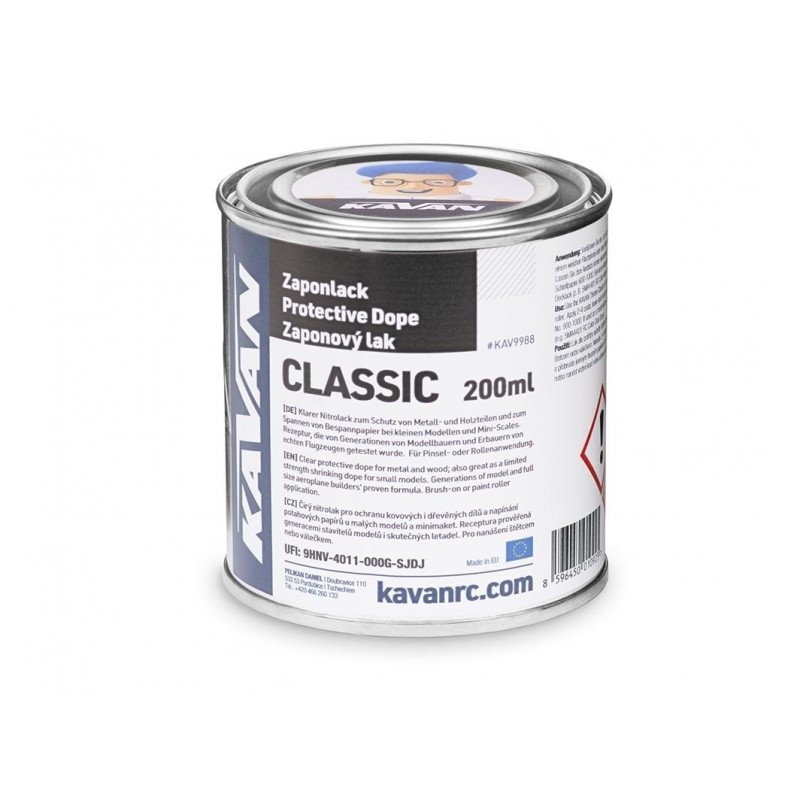 Nitrocellulose protective coating CLASSIC 200ml Kavan