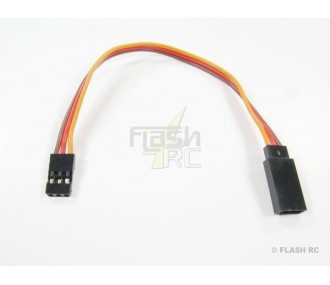 Extensión servo 10cm JR 0,33mm² cable plano