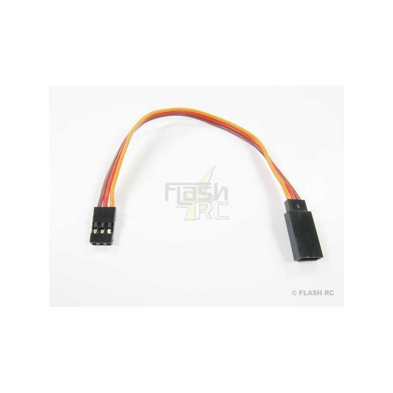 Rallonge Servo 15cm JR  0,33mm² fil plat