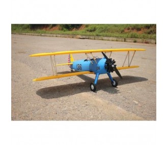 Avion Dynam PT-17 Bleu PNP env. 1.30m