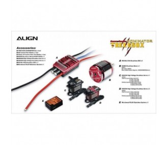 Align T-REX 650X Dominator Super Combo (12S)