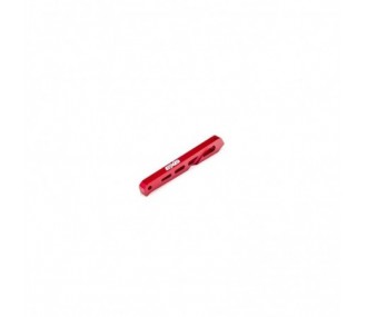 ARRMA Soporte Chasis Central Trasero Aluminio 87mm Rojo - ARA320566