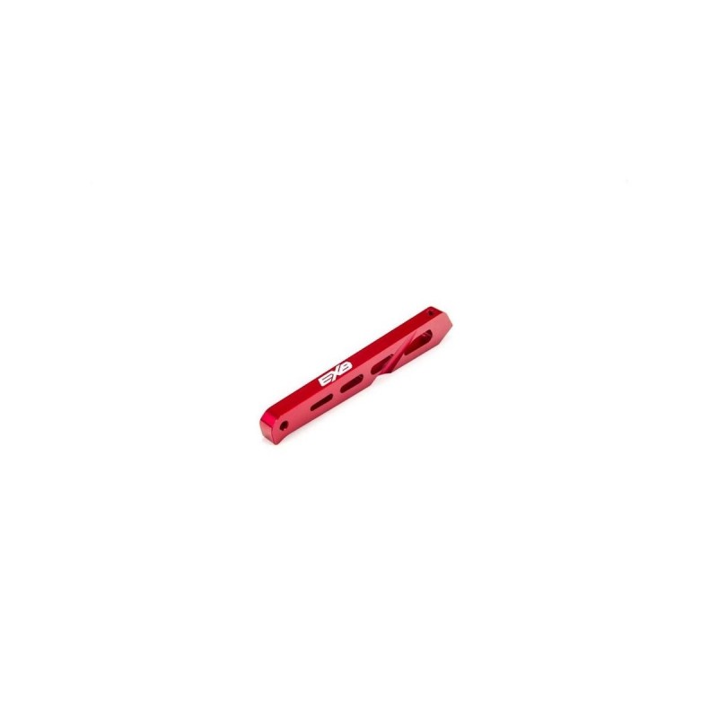 ARRMA Soporte Chasis Central Trasero Aluminio 87mm Rojo - ARA320566