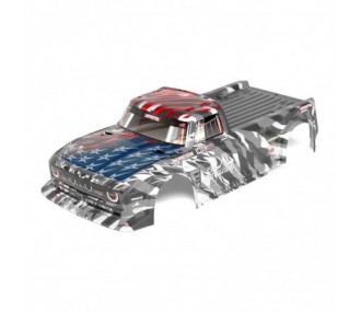 ARRMA INFRACTION 6S BLX Painted Body Silber/Rot - ARA410006