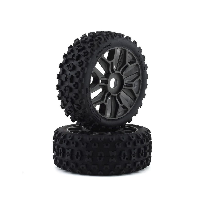 ARRMA Dboots 2HO Juego de neumáticos pegados Gun Metal (2) - ARA550088