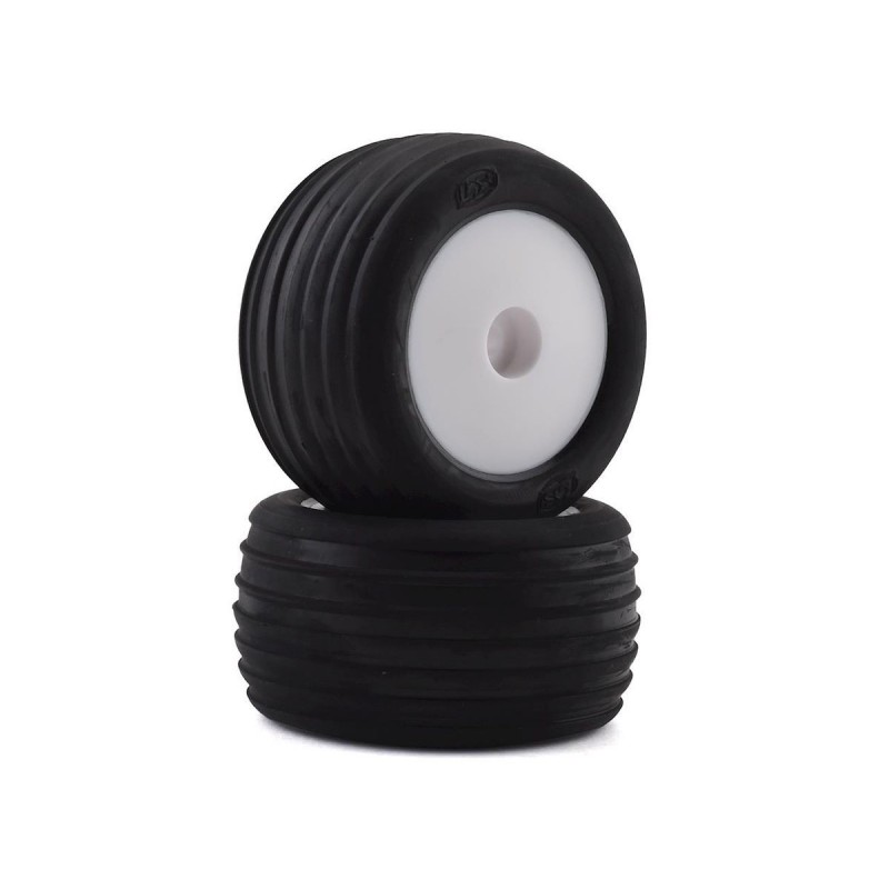 LOS41014 - LOS41014 - Directional Tires, FR, Mntd, Wht (2): Mini-T 2.0 Losi