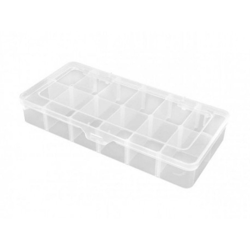 Contenitore con 12 scomparti 260x125x43,5 mm