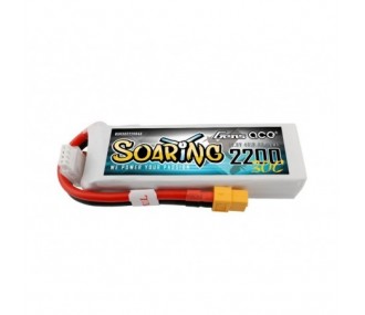 Batterie Gens Ace Soaring lipo 4S 14.8V 2200mAh 30C prise XT60