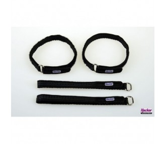 HackerMotor Anti-Slip Velcro Strap, 10x250mm - 4pcs