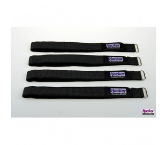 Sangle Velcro antiglissement HackerMotor, 25x500mm - 4pcs
