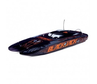 Boot Blackjack 42 BL Schwarz/Orange RTR PROBOAT