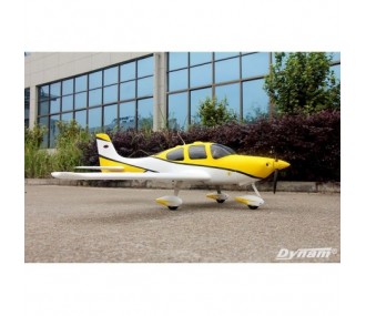 Avion Dynam SR22 V2 jaune PNP env. 1.40m