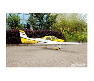 Dynam SR22 white and yellow PNP aircraft approx. 1.40m