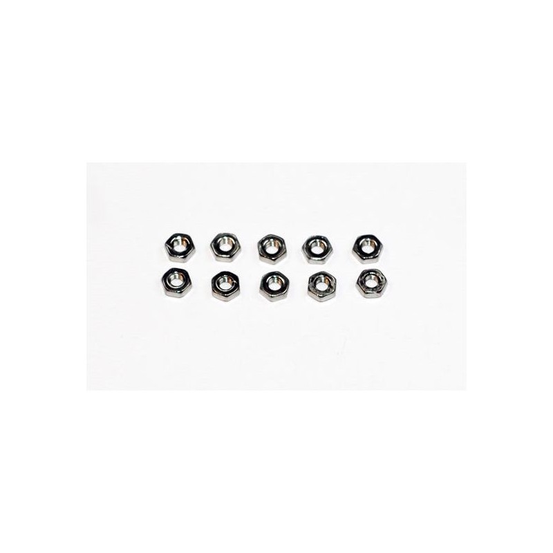 Tuercas de acero inoxidable M2 (10 uds.) A2PRO