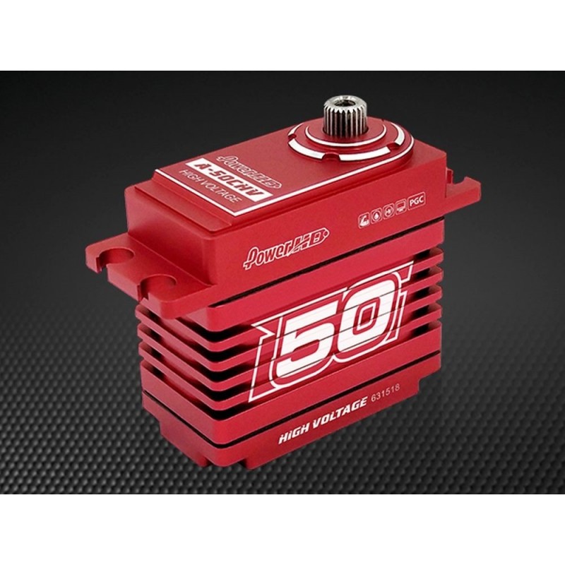 Standard Servo Power hd A-50CHV 50Kg Coreless Alu Programmable HV