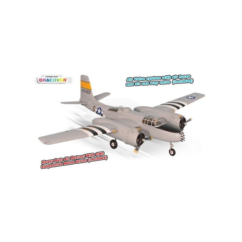 Flugzeug Phoenix Model A-26 Invader Twin GP/EP ARF 2.30m