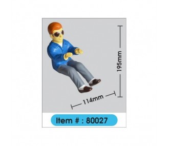 Pilota civile dipinto H111mm L90mm 61,4g Modello Phoenix