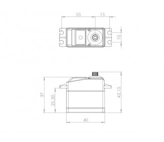 Digital metal servo DS9910 Mks