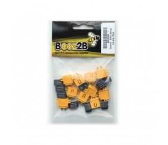 Enchufe macho XT60 con tapa (10 uds.)