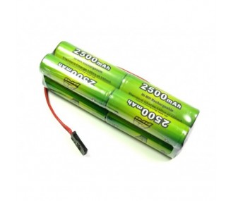 Futaba Tx Battery 9.6V 2500 mAh NiMh plug block format