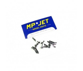 SCREW 6 SQUARE LEGS M3x20 mm 10pcs