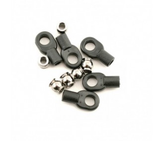 Traxxas clevises + balls (6) 2742X