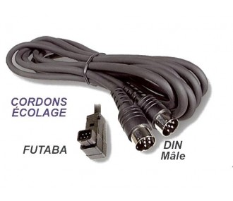 Futaba-Schulkabel Quadratische Steckdose/DIN