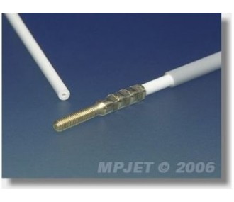 Flexibler Schlauch Ø3/2 mit M2-Endstück, 1,5m