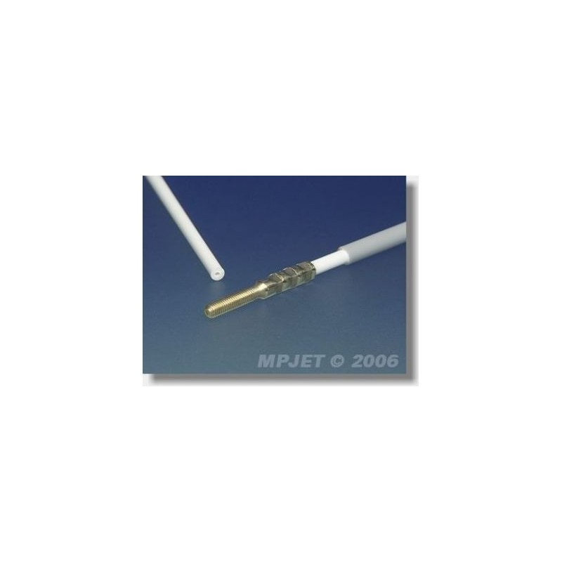 Gaine souple Ø3/2 avec embout M2, 1,5m