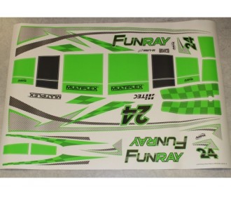 Foglio di adesivi Funray